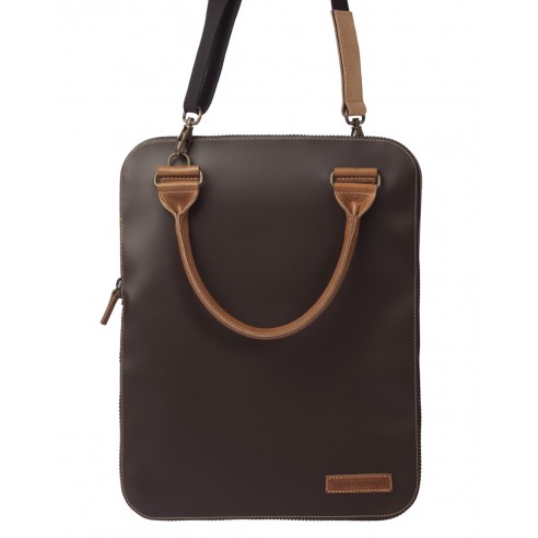 Bag 2.0 Flat Marrone tracolla